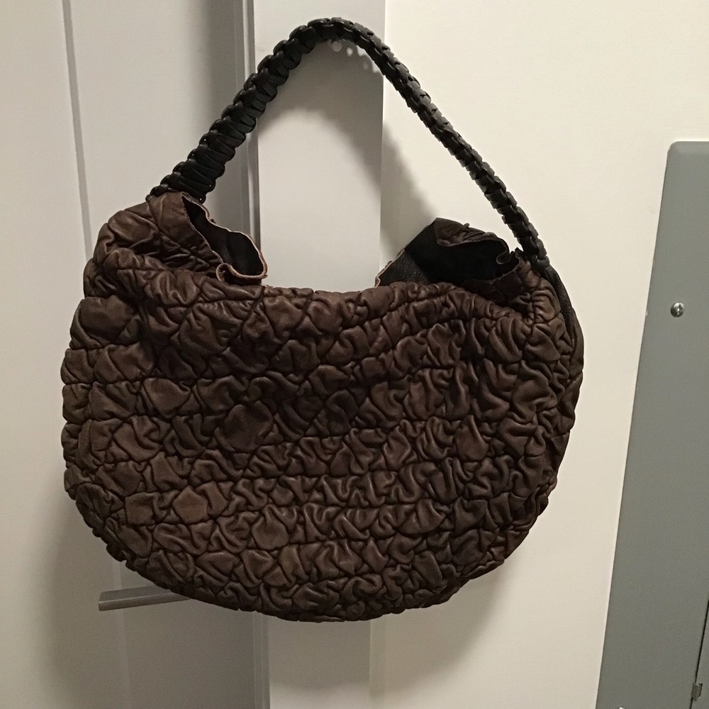 DAUTORE Hobo Vintage Leather Handbag Made in Brazil